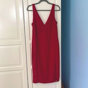 Lulu’s Iconic Moment Red Bodycon Midi Dress